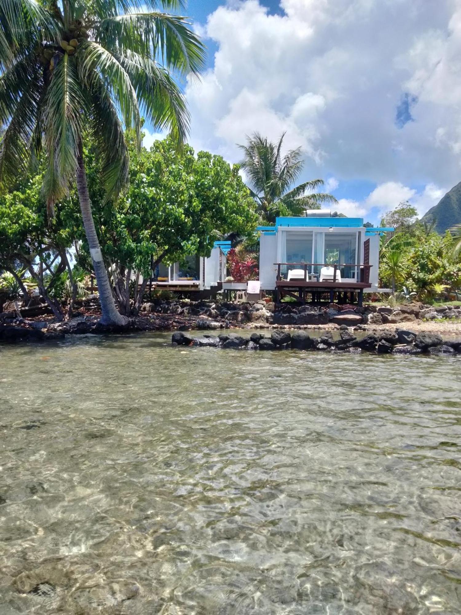 Bungalow Vue Lagon 180 Degre, La Maison Bleue Moorea Zewnętrze zdjęcie