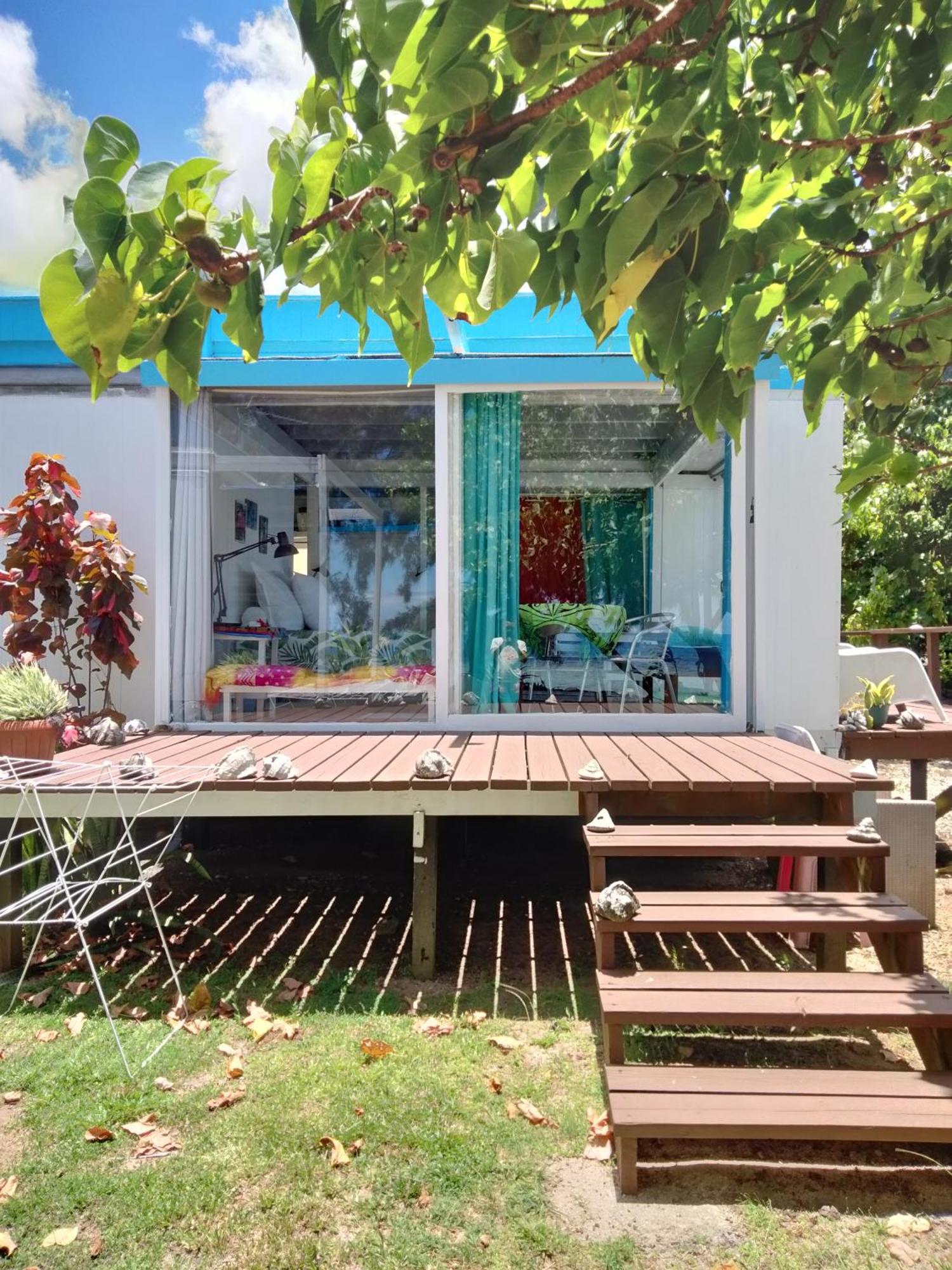 Bungalow Vue Lagon 180 Degre, La Maison Bleue Moorea Zewnętrze zdjęcie