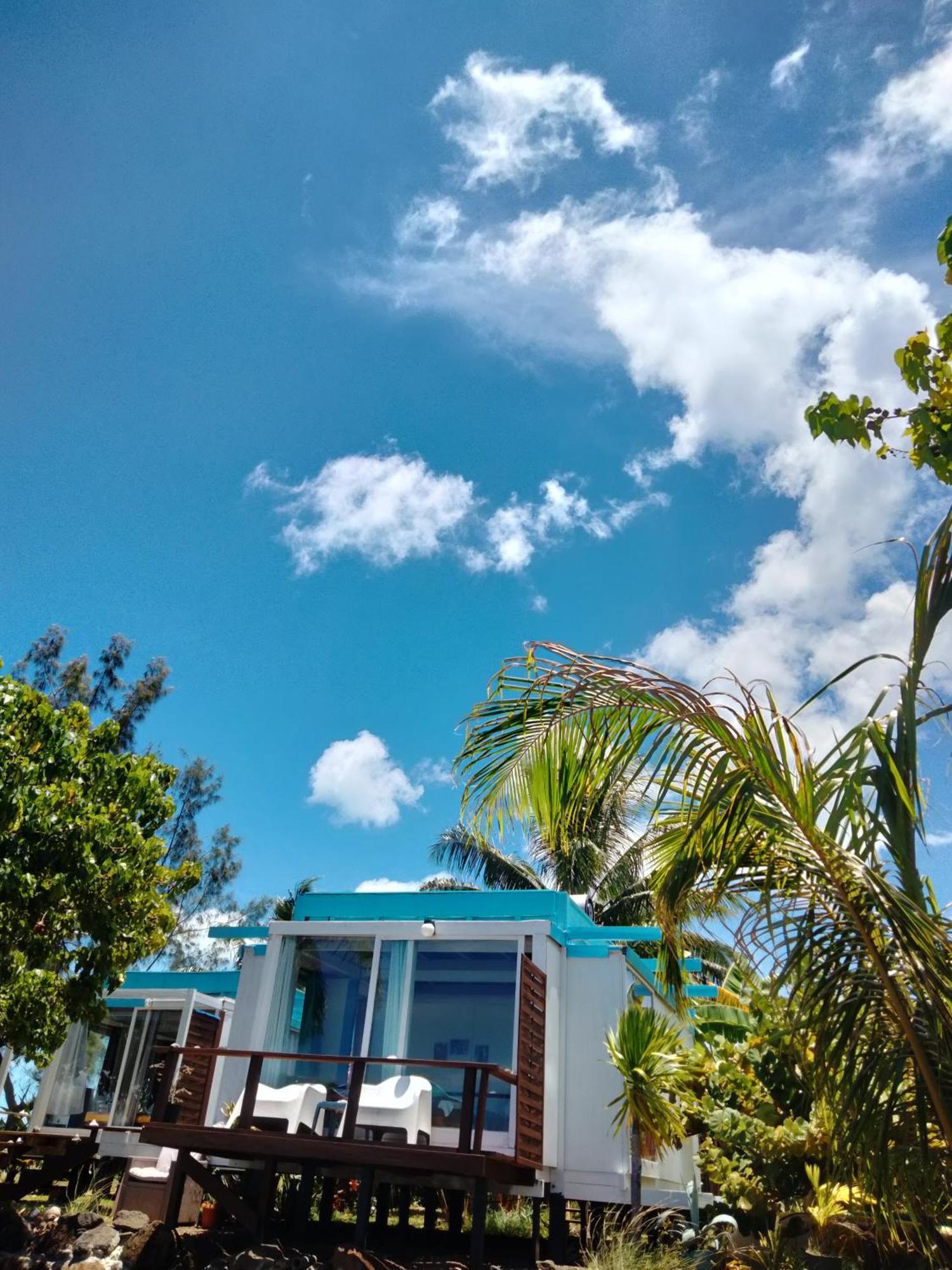 Bungalow Vue Lagon 180 Degre, La Maison Bleue Moorea Zewnętrze zdjęcie