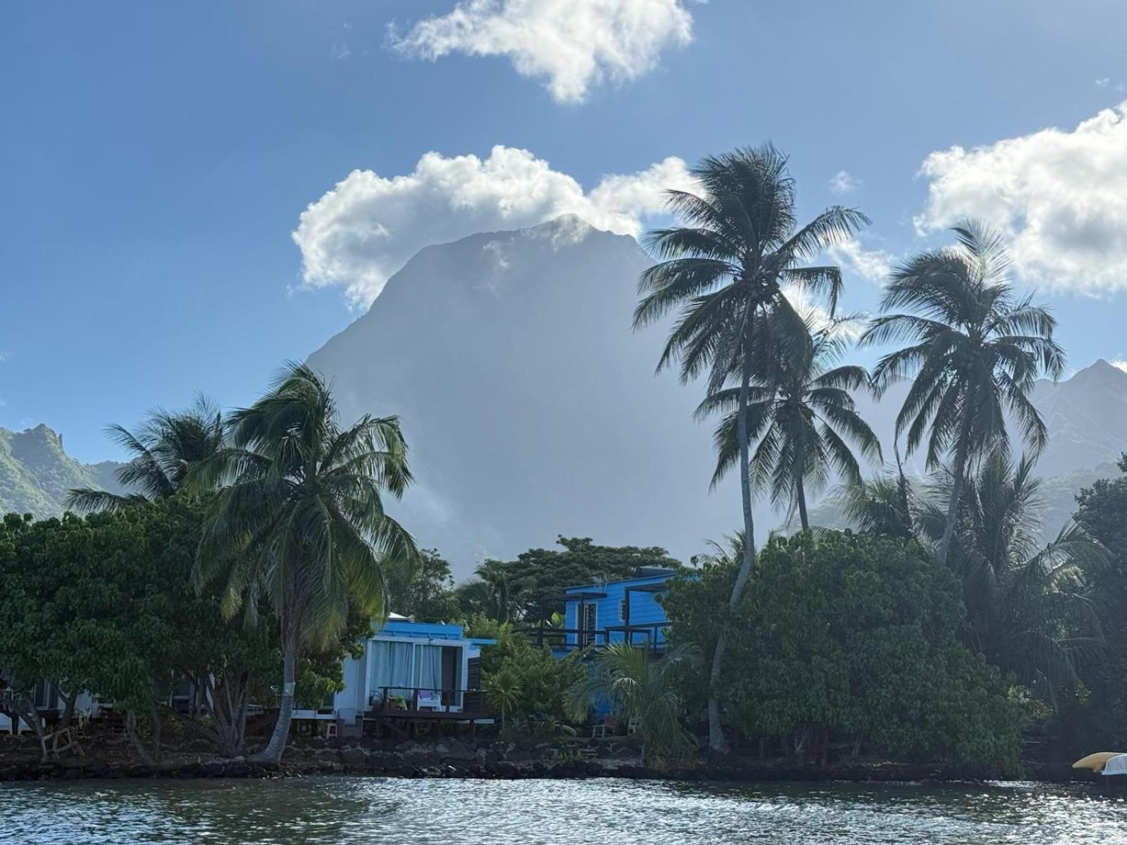 Bungalow Vue Lagon 180 Degre, La Maison Bleue Moorea Zewnętrze zdjęcie
